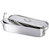 Beka 14700024 - Pesciera in Acciaio Inox con griglia, Adatta a Tutti i fornelli e induzione, Diametro: 50 cm