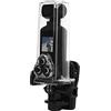 banapoy Action Cam 4K, Ultra HD 16MP Fotocamera Sportiva Subacquea Impermeabile con Clip per Microfono, Videocamera Digitale Wifi Girevole a 270° Videocamera LCD da 1,3 per Immersioni