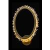 Illuminati Lighting Lampada da parete QUARTZ HALO, Oro satinato, LED 13W, 3000K, LM 1040, Cristallo di rocca, Diam. 33 L 5,5 H 46,5 cm, dimmerabile