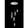 Illuminati Lighting BRILLANTE sospensione, luminosa, cromo, LED 28W, lumen 3240 3000K, ø 52x h 200 cm, dimmerabile