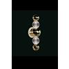 Illuminati Lighting Lampada da parete BRILLANTE, oro lucido, LED 12W, lumen 1020, 3000K, L16*W14*H44cm, non dimmerabile
