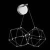 Illuminati Lighting LUCCIOLA Lampada da parete, acciaio inossidabile, 3000k LED 9,6W, lumen 816 , L. cm 42 x P. cm 21 x H. cm 40, non dimmerabile