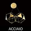 Illuminati Lighting LUCCIOLA PRO Lampada da parete con triangolo in metallo, acciaio LED 9,6W, lumen 816 3000K, L. cm 42 x P. cm 21 x H. cm 41