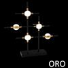 Illuminati Lighting LAMPADA DA TAVOLO 5 ELEMENTI MOLECULAR MT18001067-5AGOL ORO