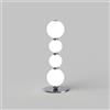 Illuminati Lighting PERLA tavolo, cromo, 4 sfere, led 11 Watt, lumen 935 3000K, diam. 12 x h 30 cm