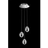 Illuminati Lighting SOSPENSIONE LED A TRE PENDENTI GOLDEN EGG MD13003023-3ACHR CROMO