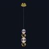 Illuminati Lighting PENDENTE SINGOLO 4 SFERE BRILLANTE MD21001002-1CGOL ORO