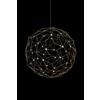 Illuminati Lighting Lampada a sospensione singola LUCCIOLA, ottone, led 3000k 36W, d.60x h120, dimmerabile