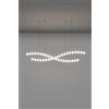 Illuminati Lighting Lampada a sospensione PERLA, 40 sfere, led 120 Watt, lumen 10200, 3000K, L 155x 16x H28cm, dimmerabile