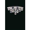 Illuminati Lighting BRILLANTE Plafoniera cromo con sfere cromate, LED 40W, lumen 4400 3000K, ø 66 x h 31 cm, dimmerabile