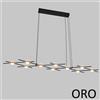 Illuminati Lighting SOSPENSIOINE MOLECULAR MX18001067-10BGOL ORO