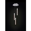 Illuminati Lighting SOSPENSIONE TRE PENDENTI CRACKLE MD19020106-3BCHR CROMO