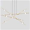 Illuminati Lighting SOSPENSIONE 12 ELEMENTI MOLECULAR MD18001067-12DGOL ORO