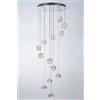 Illuminati Lighting GLACIER Sospensione Rotonda 13 luci, LED 46,8W 2990LM 3000K Dimmerabile, ø 55 h 200cm