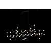 Illuminati Lighting SOSPENSIONE 55 ELEMENTI MOLECULAR MD18001067-55ABG NERO E ORO
