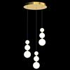 Illuminati Lighting SOSPENSIONE A TRE PENDENTI PERLA MD21001033-3AGOL ORO