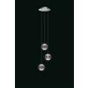 Illuminati Lighting SOSPENSIONE A TRE SFERE DIAMANTE MD20001012-3ACHR CROMO