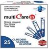 Biochemical System Intern. STRISCE MISURAZIONE GLICEMIA MULTICARE IN GLUCOSIO ELETTRODO 50 PEZZI