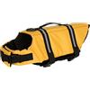 FANSU Giubbotto Salvagente per Cani con Manico, Regolabile Giubbotti di Salvataggio per Animali Domestici per Cani di Taglia Piccola, Media e Grande per Nuoto, Canottaggio (XXL,Giallo)