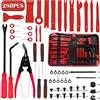Aohoo Kit Leve Dmontaggio Interni Auto, 280Pcs Attrezzi per Smontare Plastiche Auto con 120 Clips,Leve Plastica Smontaggio per Smontare Pannello,Interno,Radio(Alta Durezza, Ma Non Danneggia l'Veicolo)