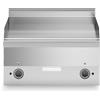 Ristosubito Fry top elettrico piastra liscia cromata MDLR Modello F6060FTECLT
