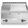 Ristosubito Fry top a gas piastra 2/3 liscia 1/3 rigata cromata MDLR Modello F6060FTGCLRT