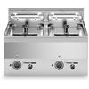 Ristosubito Friggitrice elettrica 2 vasche MDLR Modello F6060FRES2V10T Capacità Lt. 10 + 10 Temp.°C. 0 / 190 Dim. cm L.60 P.60 H.30