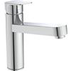 Ideal Standard - Ceraplan, Miscelatore monocomando per lavello da cucina, Bocca media tubolare orientabile, Cromato