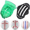 Uniclife 2/4 Pezzi di sagoma per Palline da Golf Set di allineamento per Golf con pennarelli, Guide massime, sagoma, Accessori per la marcatura delle Palline