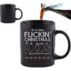 Acen Merchandise Merry F**king Christmas by Order of - Divertente Tazza Magica Che Cambia Calore e Confezione Regalo - Perfetto per San Valentino, Pasqua, Estate, Natale, Compleanno