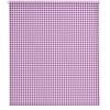 Estoralis | CUCINA | Tenda a rullo moderna | Stampa digitale traslucida | Vichy-2 Viola | 140 x 180 cm (larghezza/altezza) dimensione del tessuto 137 x 175 cm. | Tende per finestre e porte