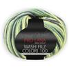 Unbekannt PRO LANA - Feltro di lavaggio Colori 100 - Colore: giallo/grigio (702) - 100 g/circa 100 m lana