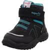Superfit GLACIER, Stivali da neve Bambini e ragazzi, Nero Verde 0010, 21 EU Larga