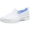 Skechers Go Walk Arch Fit - Hazel, Sneaker Donna, Bianco Blu, 43 EU