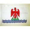 AZ FLAG BANDIERA CONTEA DI NIZZA 45x30cm - BANDIERINA DEL PAESE NIZZARDO 30 x 45 cm cordicelle - AZ FLAG
