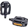 XLC Pedale per bambini PD-C15, con riflettore da 1/2, colore: Nero