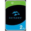 Seagate SkyHawk, 2 TB, Hard Disk Interno per Applicazioni Video, Unità SATA 6 GBit/s, 3.5, Cache 256 MB, 3 Anni servizi Rescue in-house, Pacchetto di Facile Apertura (ST2000VXZ17), Amazon Exclsusivo