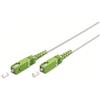 goobay 59593 - Cavo in fibra ottica (FTTH), monomodale (OS2) Simplex/SC APC (8°) maschio a SC-APC (8°) maschio/cavo onda luminosa, 0,5 m