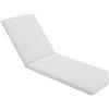 NATERIAL Cuscino per lettino in textilene TECH OUT bianco 180 x 63 x Sp 6 cm