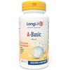 LongLife® A-Basic | Integratore di sali minerali alcalinizzanti | Potassio, calcio, magnesio e zinco | Equilibrio acido-base dell'organismo | Vegano e senza glutine