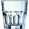 ARCOROC Granity bicchiere 160ml Ø mm 72x74h impilabile base ottagonale 49567 J2609 (minimo 6 pezzi)