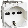 Bticino Presa schuko unel 16a bianca living now kw4140a16