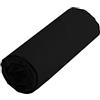 Stof Lovely Casa dh34820015 Alicia-Lenzuolo con Angoli in Cotone, Colore Nero, 160 x 200 cm