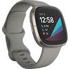 Fitbit Sense Advanced Smartwatch with Tools for Heart Health, Stress Management & Skin Temperature Trends, Sage Grey / Silver
