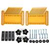 Natudeco Set di 2 Tavole in Piuma Per La Lavorazione del Legno, Tavoli Per Fresatrici, Seghe, Design Versatile, Per Tavola di Fresatura, Kit di Utensili Manuali Per Carpenteria, Giallo
