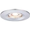 Paulmann 94302 Nova mini Plus lampada da incasso LED Coin rotonda orientabile incl. 1 faretto da incasso da 4 Watt dimmerabile cromo apparecchio da incasso alluminio bianco caldo 2700 K