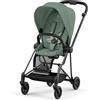 Cybex Platinum Passeggino Cybex Mios Telaio Matt Black Leaf green