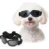 Enjoying Occhiali da Sole per Cani Piccola, Occhiali per Cucciolo Moto, Gatti Adulti Occhiali Cane, Protezione UV, Regolabile, Luminoso Nero