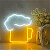 YUEYYNS Birra Luce al Neon Luce al Neon a LED Bar Neon Insegna al Neon a LED Birra Luci al Neon a Bar Adatto Per la Decorazione Della Parete Della Stanza Del per Feste