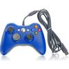 Althemax® Wired Xbox 360 Game Pad controller Joystick USB per Xbox 360 o PC Blu